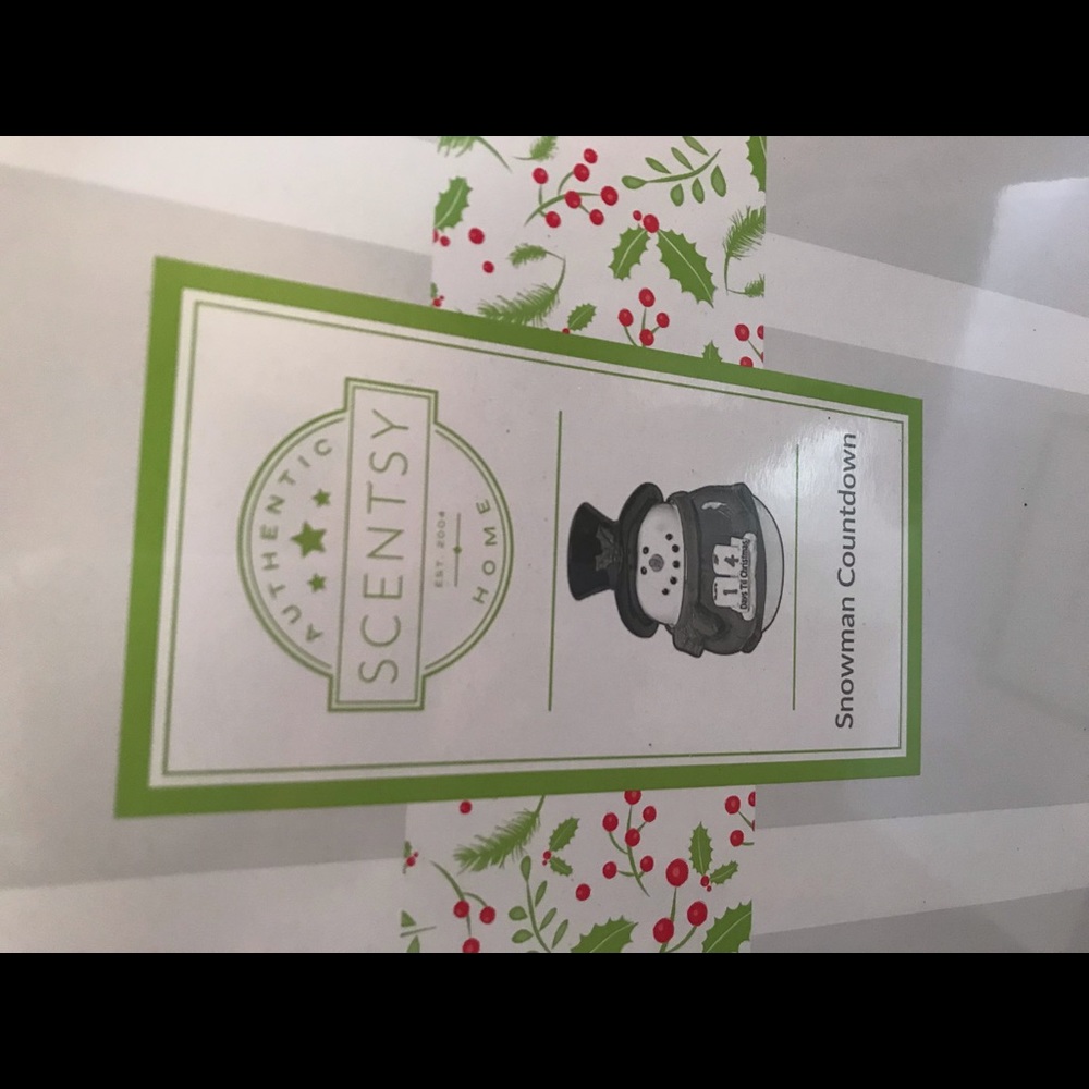 Snowman Christmas Countdown wax warmer